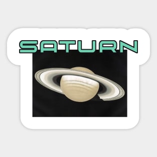 Saturn Rings the Mystery of the Planet Saturn Sticker